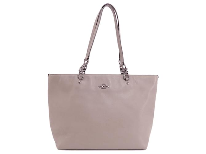 Coach Grey Leather  ref.1407131