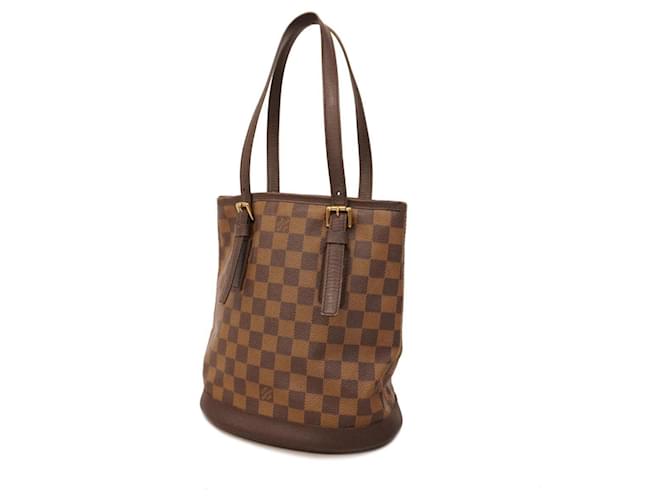 Louis Vuitton Marais Marrom Lona  ref.1407149