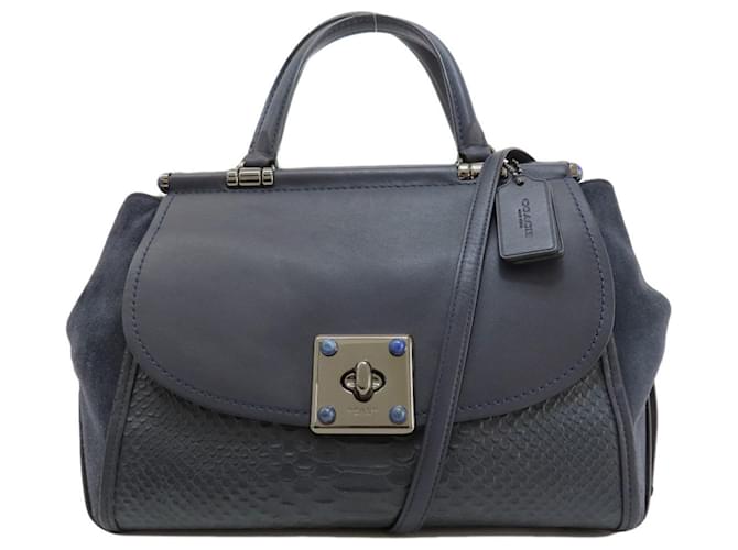 Coach Allenatore Blu navy Tela  ref.1407198