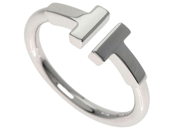 Tiffany & Co T wire Silvery White gold  ref.1407232