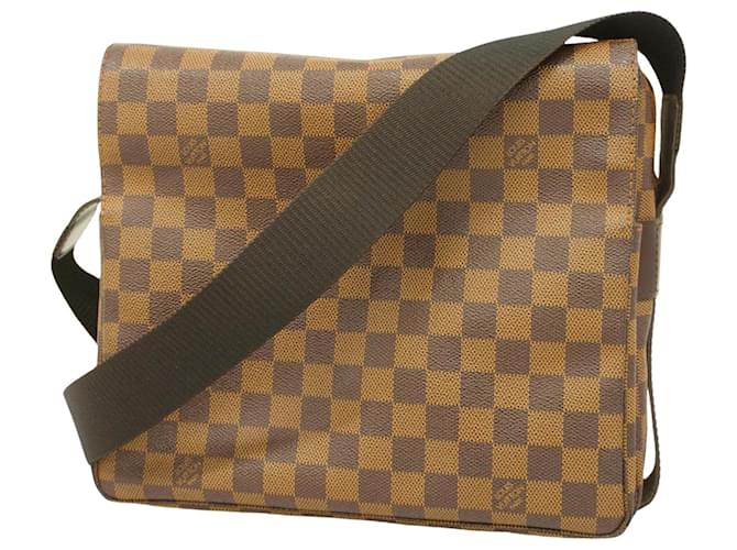 Louis Vuitton Naviglio Brown Cloth  ref.1407246