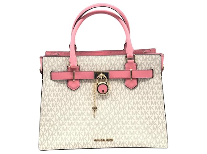 Michael Kors Hamilton Beige Tela  ref.1407258