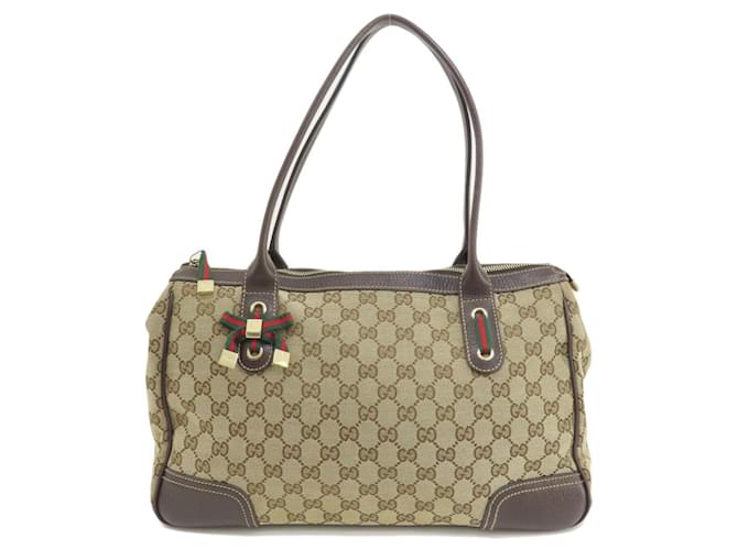 Gucci Sherry Marrone Tela  ref.1407262