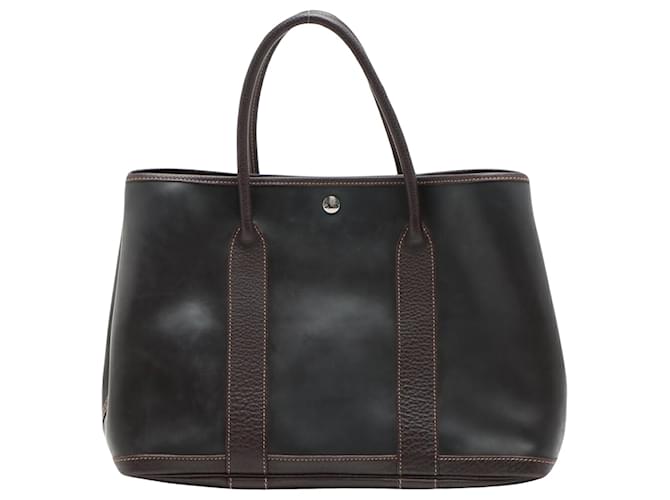 Hermès Garden Party Cuir Marron  ref.1407289