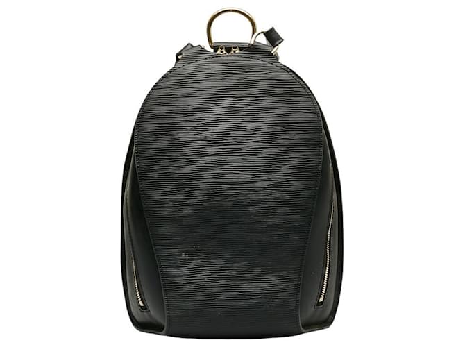 Louis Vuitton Mabillon Negro Cuero  ref.1407309