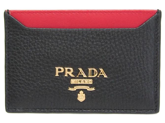 Prada Vitello Negro Cuero  ref.1407361