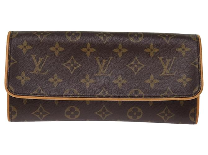 Louis Vuitton Twin Brown Cloth  ref.1407375