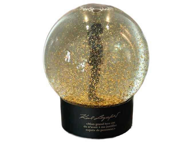 Karl Lagerfeld Palla di neve o da collezione Nero D'oro 