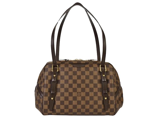 Louis Vuitton Rivington Marrom Lona  ref.1407393