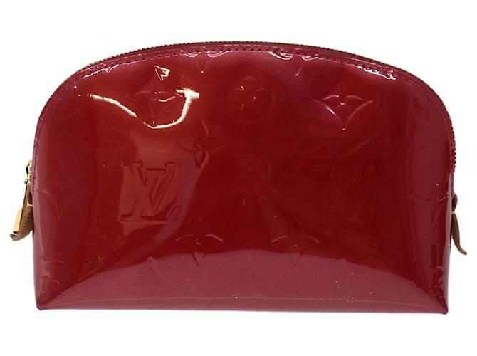 Estuche cosmético Louis Vuitton Roja Charol  ref.1407396