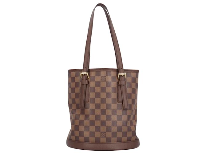 Louis Vuitton Marais Marrom Lona  ref.1407404