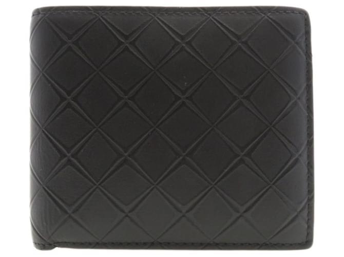 Bottega Veneta Intrecciato Black Leather  ref.1407407