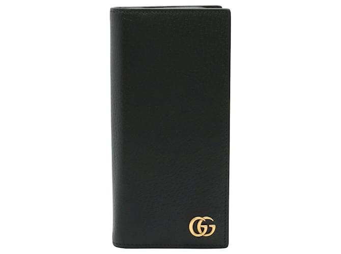 Gucci GG Marmont Preto Couro  ref.1407418