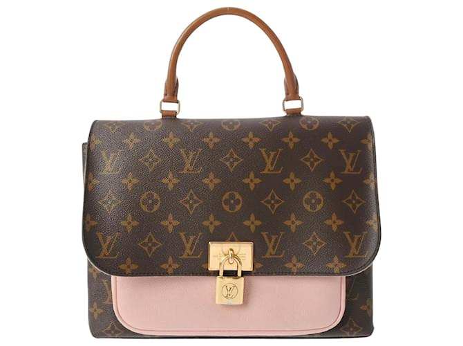 Louis Vuitton Marignan Marrom Lona  ref.1407422