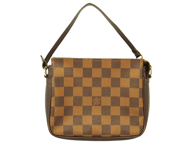 Trucco Trousse Louis Vuitton Marrone Tela  ref.1407435