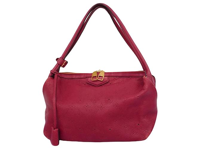 Louis Vuitton Galatea Roja Cuero  ref.1407449