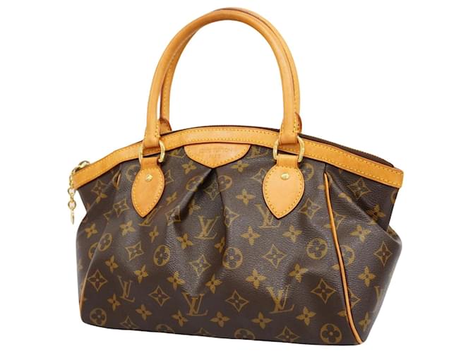 Louis Vuitton Tivoli Marrom Lona  ref.1407454