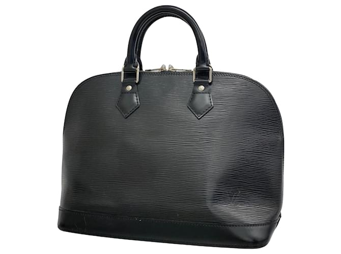 Louis Vuitton Alma Preto Couro  ref.1407463