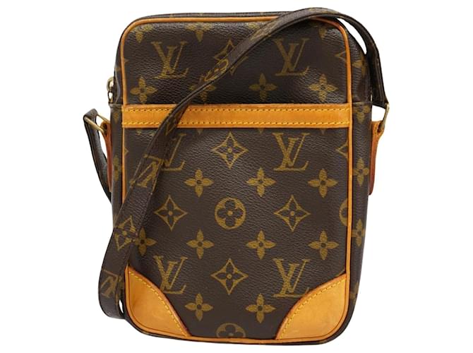 Louis Vuitton Danúbio Marrom Lona  ref.1407482