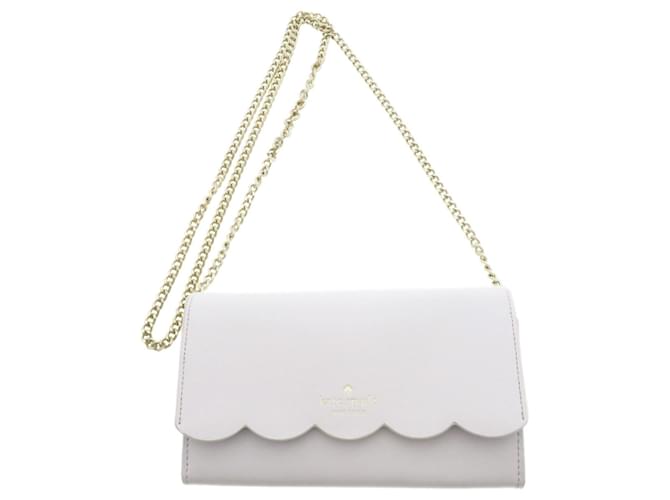 Kate Spade Branco Couro  ref.1407490