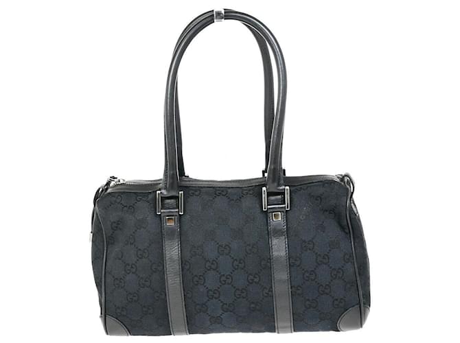 Gucci GG Canvas Preto Lona  ref.1407512