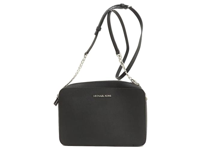 Michael Kors Jet Set Preto Couro  ref.1407527