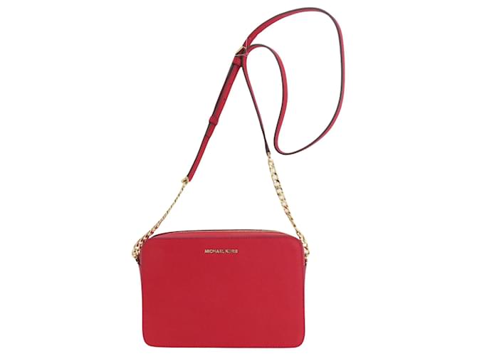 Jet set di Michael Kors Rosso Pelle  ref.1407536