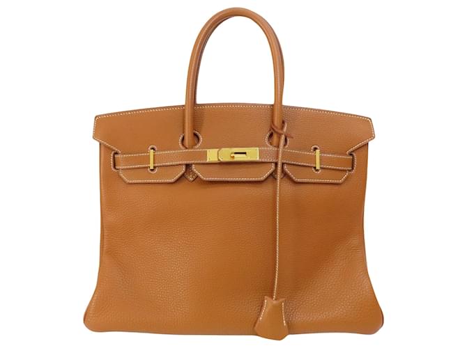 Hermès HERMES BIRKIN 35 Brown Leather  ref.1407537