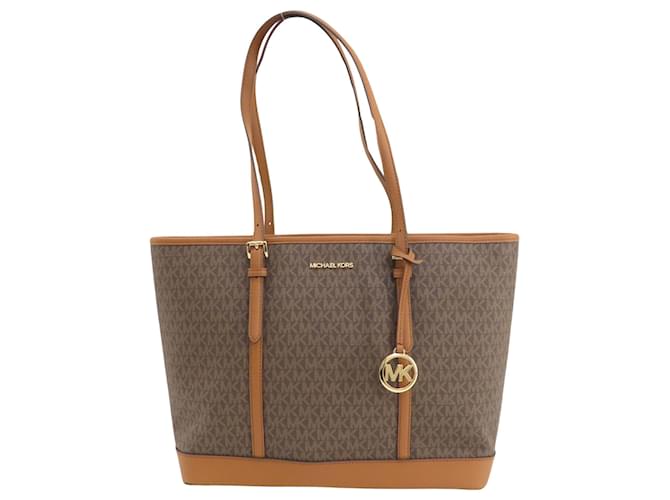 Jet set di Michael Kors Marrone Tela  ref.1407554