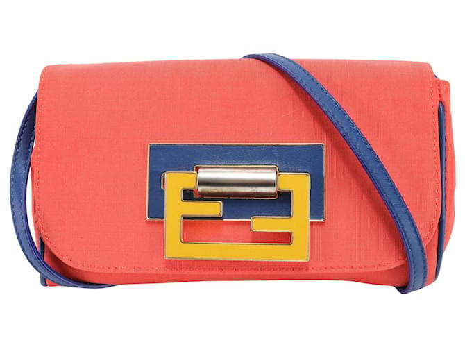 Fendi baguette Red Cloth  ref.1407564