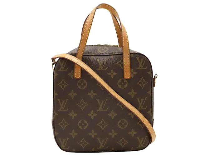 Louis Vuitton Spontini Marrom Lona  ref.1407594