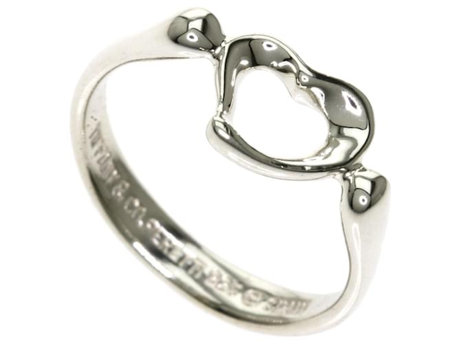 Tiffany & Co Open Heart Silvery Silver  ref.1407629