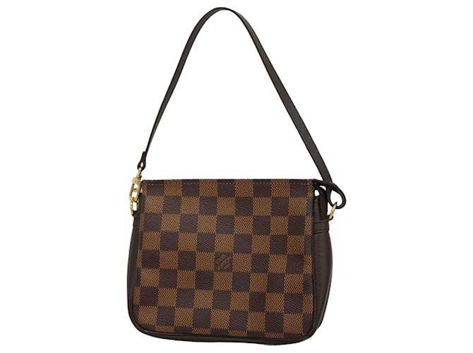 Trucco Trousse Louis Vuitton Marrone Tela  ref.1407639