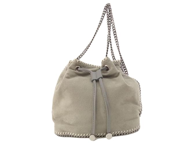 Stella Mc Cartney Stella McCartney Falabella Cinza Poliéster  ref.1407655