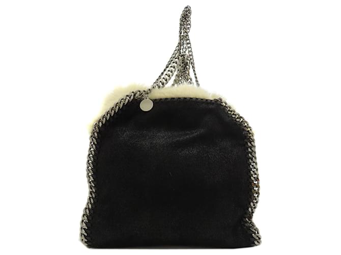 Stella Mc Cartney Stella McCartney Falabella Schwarz Kunstpelz  ref.1407667