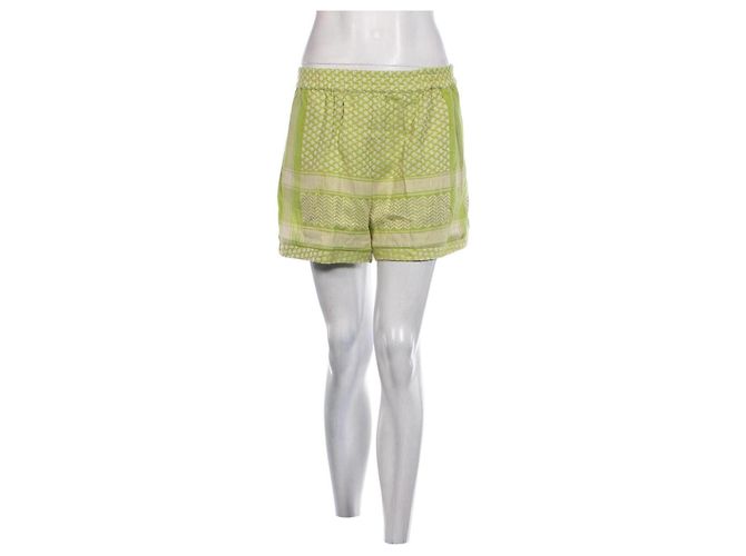 Pantalones Cortos Cecilie Copenhagen Verde Algodón