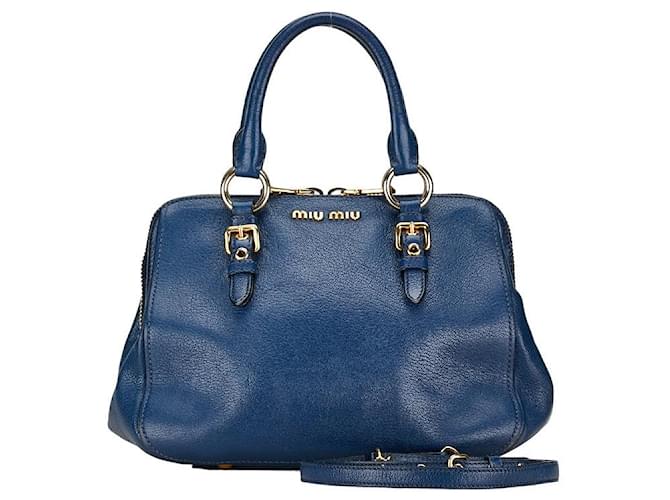 Bolso de mano Miu Miu de piel Bolso de piel en buen estado Cuero  ref.1407852