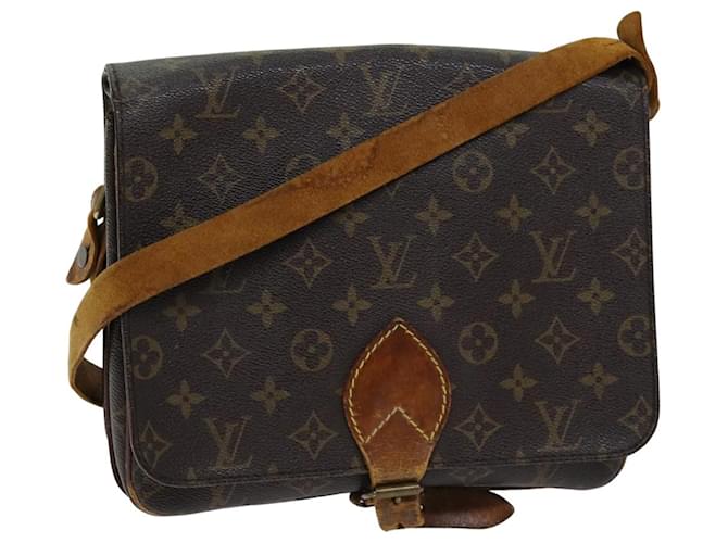 LOUIS VUITTON Monogram Cartouchiere GM Shoulder Bag M51252 LV Auth 76539 Cloth  ref.1407966