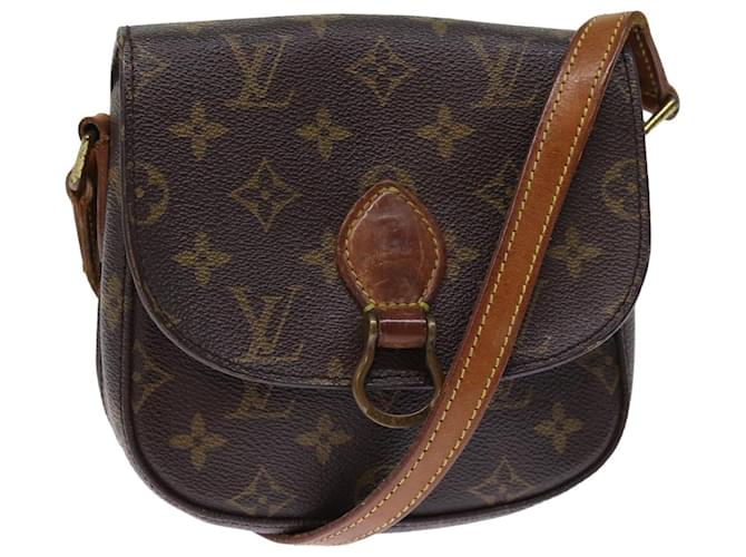 LOUIS VUITTON Monogram Saint Cloud PM Bolso de hombro M51244 LV Auth 76541 Monograma Lienzo  ref.1407969