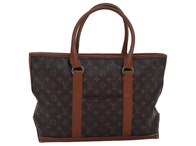 LOUIS VUITTON Monograma Sac fim de semana PM Sacola M42425 Autenticação de LV 75494 Lona  ref.1407972