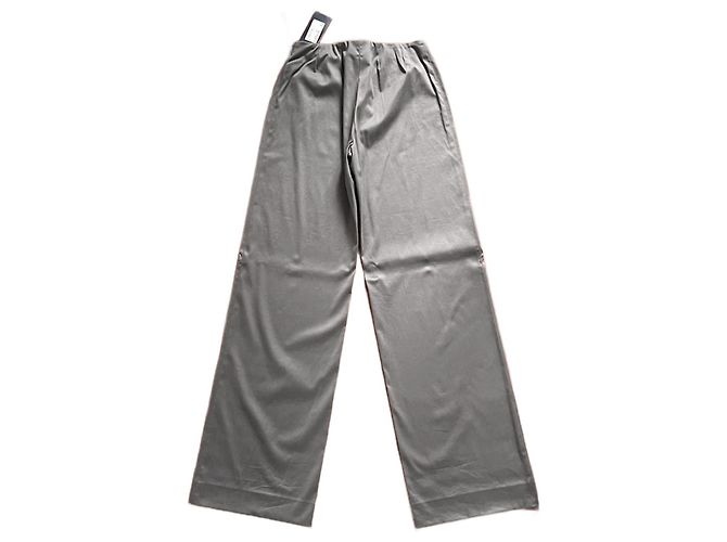 Pantalones Piazza Sempione de algodón gris