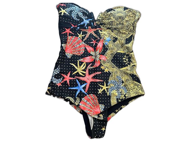 Top de bikini Versace Multicolor