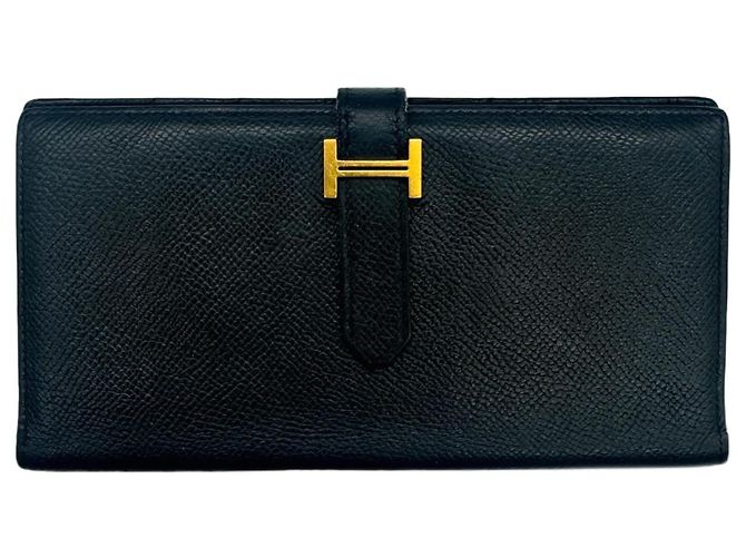Béarn Hermès Bearn wallet black