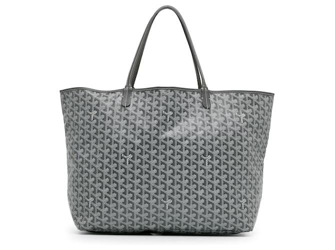 Gray Goyard Goyardine Saint Louis GM Tote Bag Leather  ref.1408259