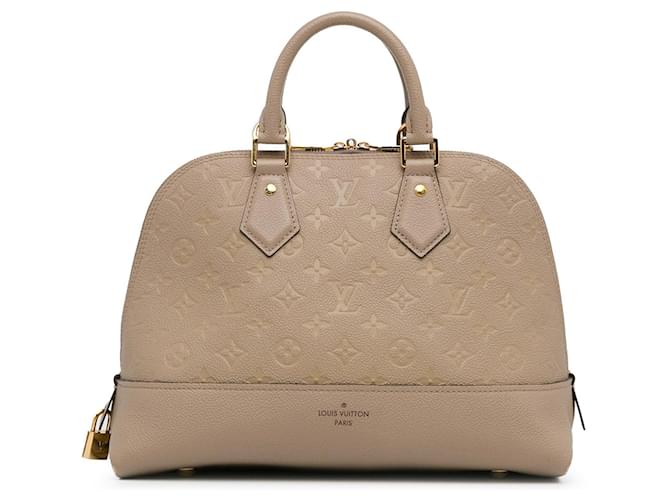 Borsa Louis Vuitton Monogram Empreinte Neo Alma PM grigia Pelle  ref.1408331