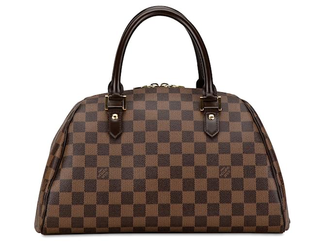 Borsa Louis Vuitton Damier Ebene Ribera MM marrone Pelle  ref.1408431