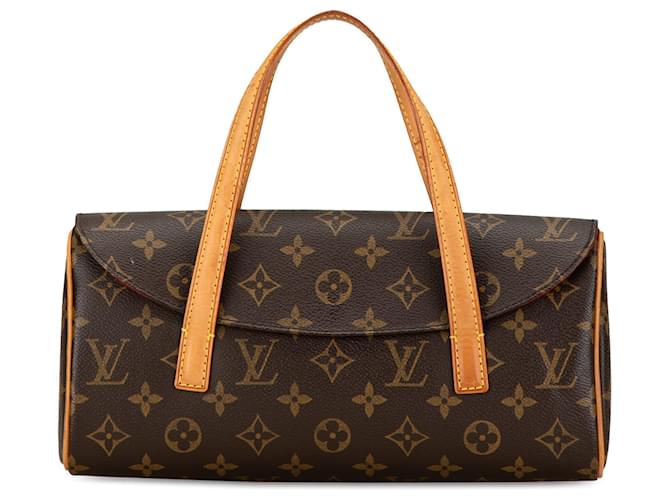 Bolsa Louis Vuitton Monograma Sonatine Marrom Couro  ref.1408432