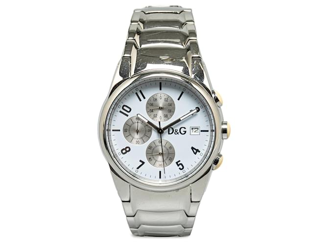 Silver Dolce & Gabbana Quartz Stainless Steel Sandpiper Watch Silvery  ref.1408437