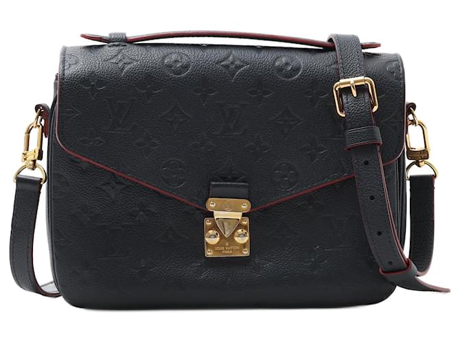 LOUIS VUITTON Empreinte Pochette Metis in Marine e Rouge 2Borsa a tracolla Way Blu Pelle  ref.1408492