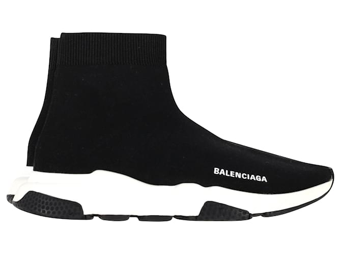 Baskets Balenciaga Speed en Polyester Noir  ref.1408610